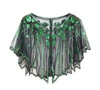 Femme Étole en Sequin et Châle, Boléro et Châle pour Robes de Soirée et de Mariage, Châle à 1920s-pour Femme Cape Pailleté de Soirée Vintage Châle Art déco de Mariage Accessoires