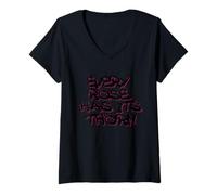 Femme Every Rose Has Its Thorn Graffiti Design T-Shirt avec Col en V