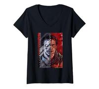 Femme Evil Dead II : Ash : Possession démoniaque, Horreur, Halloween T-Shirt avec Col en V