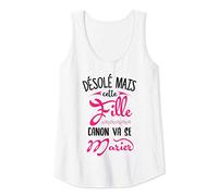 Femme EVJF Enterrement de vie de jeune fille Bride to Be Humour Débardeur