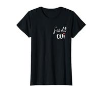 Femme EVJF Personnalisé pour Future Mariée j'ai dit Oui Bride T-Shirt