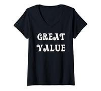 Femme Excellent rapport qualité/prix T-Shirt avec Col en V