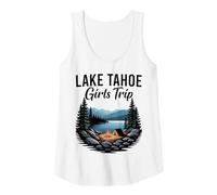 Femme Excursion Entre Filles à Lake Tahoe, Campfire Lake Weekend Débardeur
