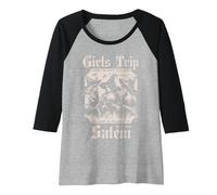 Femme Excursion pour Filles à Salem - Les procès des sorcières de Salem - Salem 1692 Halloween Manche Raglan