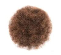 Femme Extension capillaire synthétique à clip, chignon afro bouffant, crépus et bouclés, queue de cheval avec cordon de serrage Facile à utiliser(1BT30)