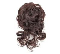 Femme Extension de cheveux chignon décoiffé, queue de cheval bouclée avec bande élastique, for femmes Facile à utiliser(2M33)