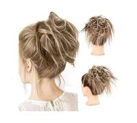 Femme Extension de cheveux synthétiques en chignon décoiffé avec élastique for femmes et filles Facile à utiliser(13H613)