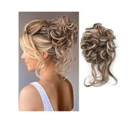 Femme Extensions de cheveux synthétiques ondulés et bouclés, chignon élastique, fausse queue de cheval Facile à utiliser(12H613)