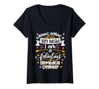 Femme Fabulous Biomedical Engineer Funny Women Biomedical T-Shirt avec Col en V