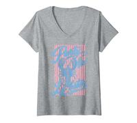 Femme Faites la fête comme Un Homard T-Shirt avec Col en V