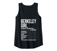 Femme Faits nutritionnels Amusants pour Les Filles de Berkeley, Berkeley, Californie Débardeur