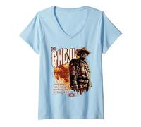 Femme Fallout TV Series The Ghoul End Was Near Modern Edit T-Shirt avec Col en V