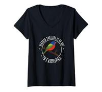 Femme Feather You Like It Or Not I'm A Masterpiece Guirlande Peinte T-Shirt avec Col en V