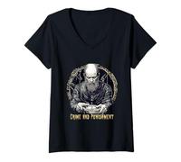 Femme Fëdor Dostoïevski Crime et châtiment T-Shirt avec Col en V