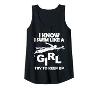 Femme Femmes en Natation - I Swim Like a Girl Femme nageuse Débardeur