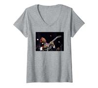 Femme Festival Summer Pops 2002 du Guitariste de Blues BB King T-Shirt avec Col en V