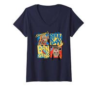 Femme Fête d'anniversaire de Sooty Sweep T-Shirt avec Col en V