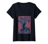 Femme Fierté Humour Je suis Simplement Le Fils De Mon Père Funny T-Shirt avec Col en V