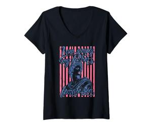 Femme Fierté Humour Je suis Simplement Le Fils De Mon Père Funny T-Shirt avec Col en V