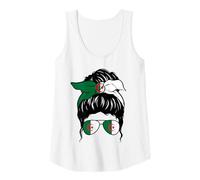 Femme Fille algérienne Drapeau Algérie Fière Algérie Femme algérienne Débardeur