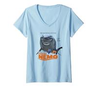 Femme Finding Nemo Fish Are Friends Not Food T-Shirt avec Col en V