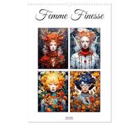 Femme Finesse (Wall Calendar 2026 DIN A3 portrait), CALVENDO 12 Month Wall Calendar: Discover the captivating allure of Femme Finesse calendar, where ... intertwines with the essence of each season.