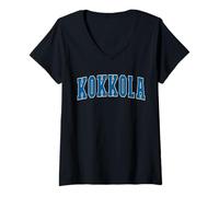 Femme Finland Lover Proud Finnish Vacation Souvenir Kokkola T-Shirt avec Col en V