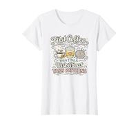 Femme First Coffee Then I Talk About Yarn Patterns Crochet T-Shirt