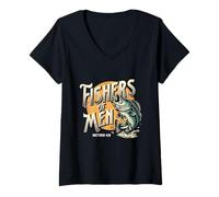 Femme Fishers of Men Matthieu 4-19 - Foi chrétienne de Pâques T-Shirt avec Col en V