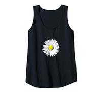 Femme Fleur Marguerite Blanche Mode Casual Imprimé pour Femmes Débardeur