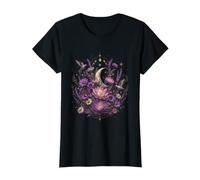 Femme Fleurs de Lune céleste colibris mystiques botaniques T-Shirt
