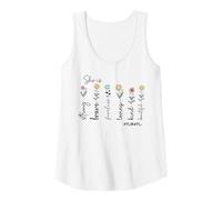 Femme Floral pour Maman Forte, courageuse, intrépide, aimante et Gentille Débardeur