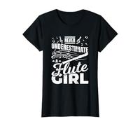 Femme flûtiste Musicienne de flûte T-Shirt