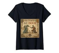 Femme Foire de la Renaissance du Dragon Le Boop T-Shirt avec Col en V