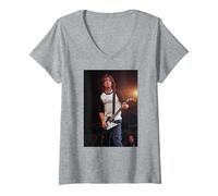 Femme Foo Fighters Dave Grohl Il n'y a Plus Rien à Perdre T-Shirt avec Col en V