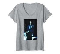 Femme Foo Fighters Live Dave Grohl Big Me par Andy Willsher T-Shirt avec Col en V