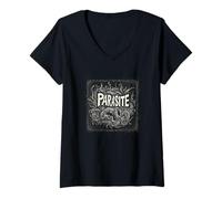 Femme Force parasitaire pour les survivants ultimes T-Shirt avec Col en V