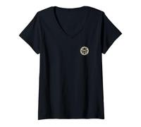 Femme FPS Gamer Funny CS Jeu compétitif à la première Personne CS2 T-Shirt avec Col en V