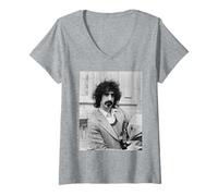 Femme Frank Zappa Les mères de l'invention à Londres 1971 Apostrophe T-Shirt avec Col en V
