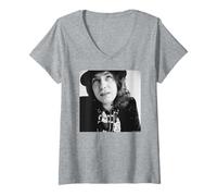Femme Frankie Miller Darlin Rock Chanteur Duffy Archive Photographie T-Shirt avec Col en V