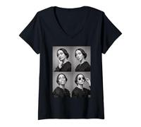 Femme Franz Schubert Compositeur T-Shirt avec Col en V