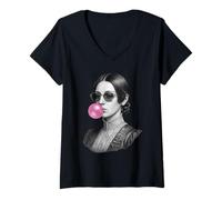 Femme Franz Schubert Compositeur T-Shirt avec Col en V