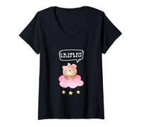 Femme Frères et sœurs - Im la Grande sœur Ours T-Shirt avec Col en V