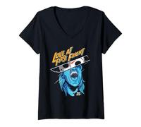 Femme Friday The 13th Love at First Fright Valentine's Day T-Shirt avec Col en V