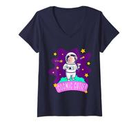 Femme Friends. Cosmic Cutie T-Shirt avec Col en V