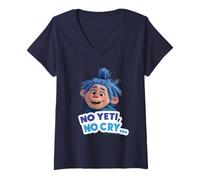 Femme Friends. No Cry T-Shirt avec Col en V