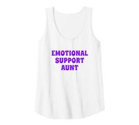 Femme Fun Emotional Support Aunt Therapy Joke Débardeur