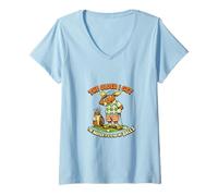 Femme Funny Golf Moose, The Older I Get, Humour Golfing T-Shirt avec Col en V