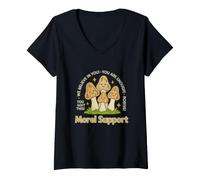 Femme Funny Morel Support Dit Que Vous Avez Compris ce Sarcastique T-Shirt avec Col en V