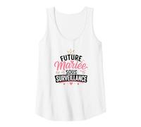 Femme Future Mariée sous Surveillance - EVJF Rose et Doré Débardeur